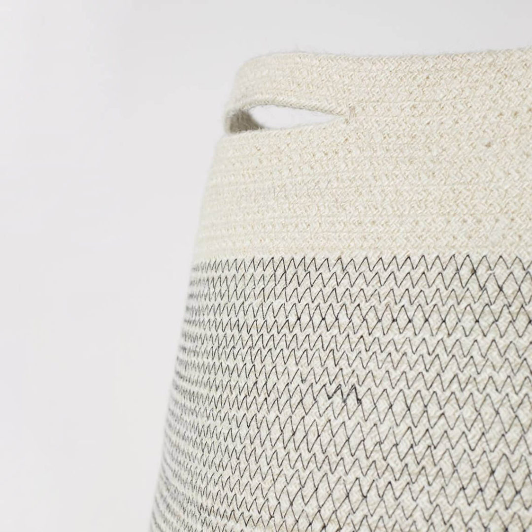 Jute Laundry Basket - obrazek 2